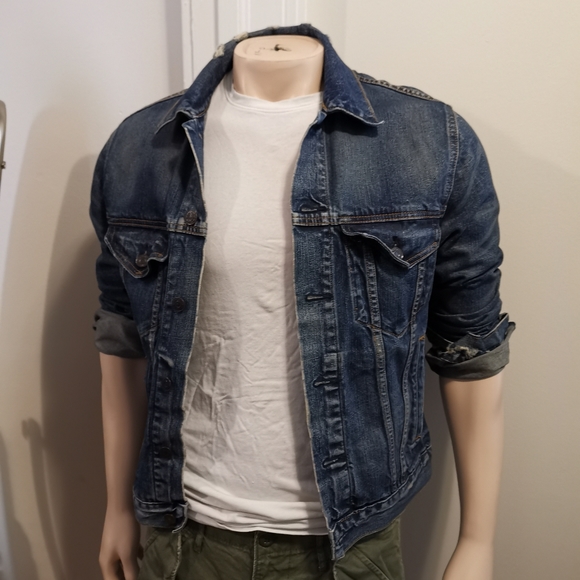 🔻Drop! Ralph Lauren Denim & Supply Denim Jacket S Studded - Picture 10 of 13